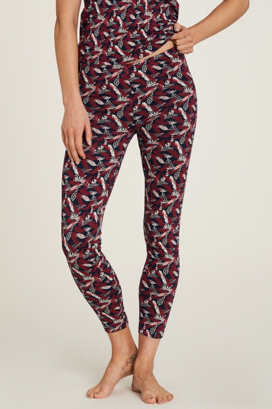 Jersey Leggings - feathers